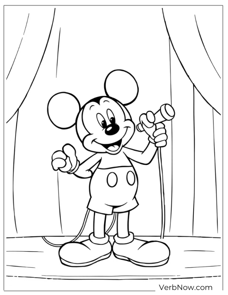 39 Free Mickey Mouse Coloring Pages (Printable PDF)