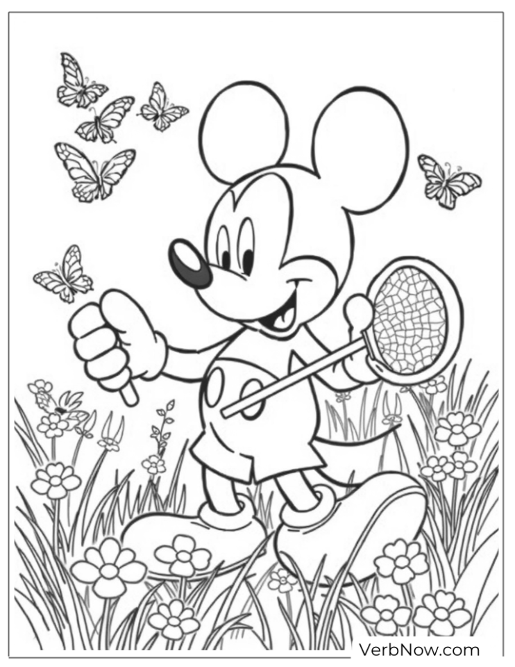 39 Free Mickey Mouse Coloring Pages (Printable PDF)
