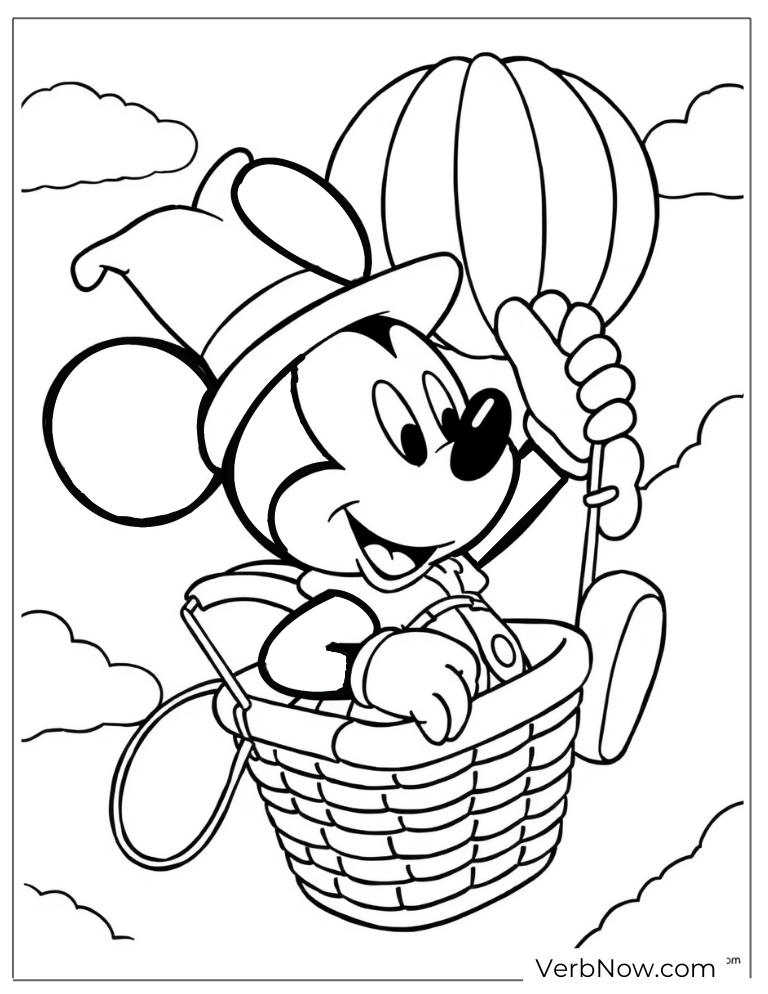 30 Free Mickey Mouse Coloring Pages For Disney Fans