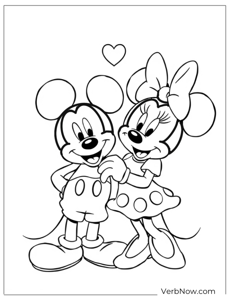39 Free Mickey Mouse Coloring Pages Printable PDF 