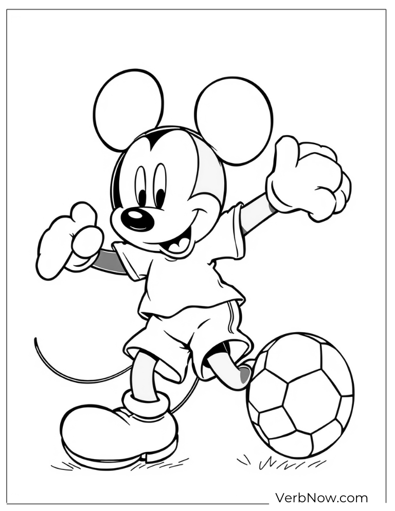 30 Free Mickey Mouse Coloring Pages For Disney Fans