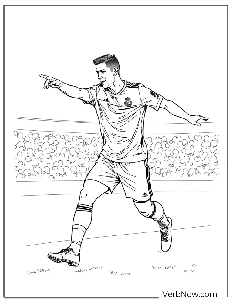 Ronaldo celebrates a goal