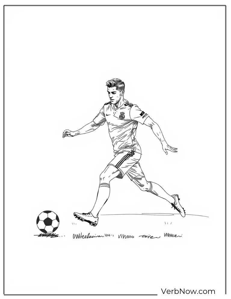 Ronaldo skillfully kicks the soccer ball