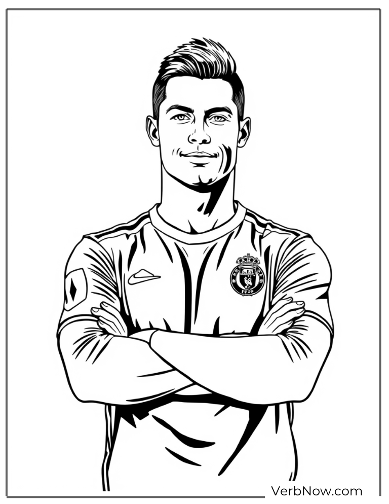 21 Free Ronaldo Coloring Pages - Ronaldo Coloring Page Verbnow 2