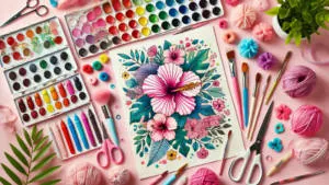 how-to-color-hibiscus-flower
