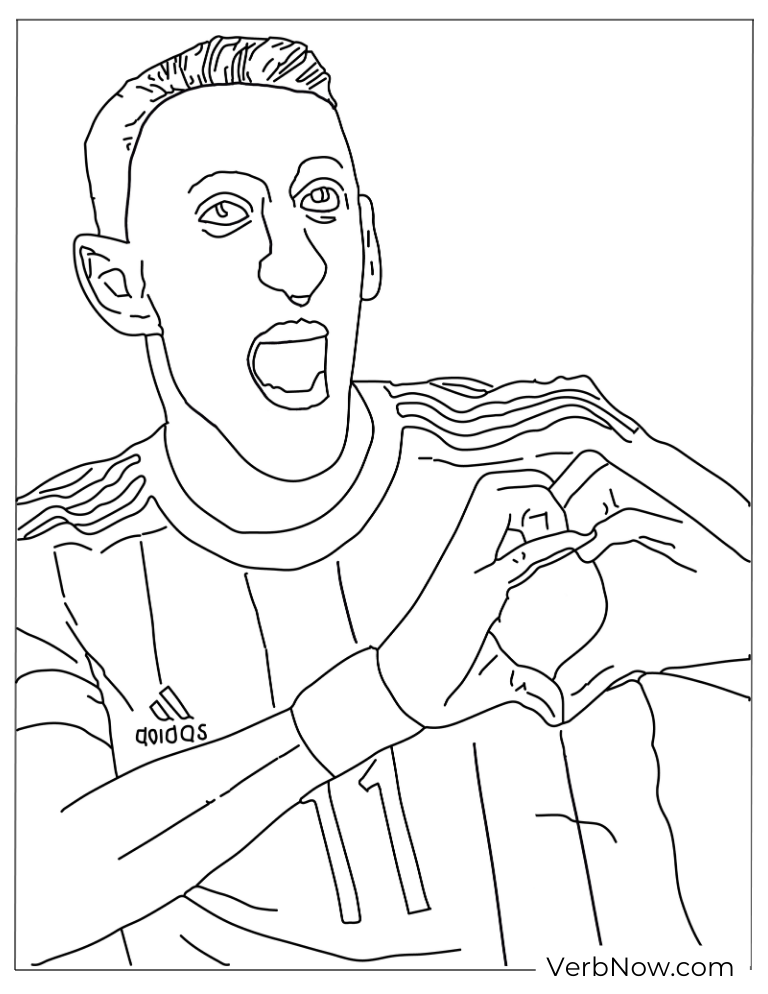 20 Free Soccer Player Coloring Pages Printable PDF 20 Free Soccer Player Coloring Pages Printable PDF