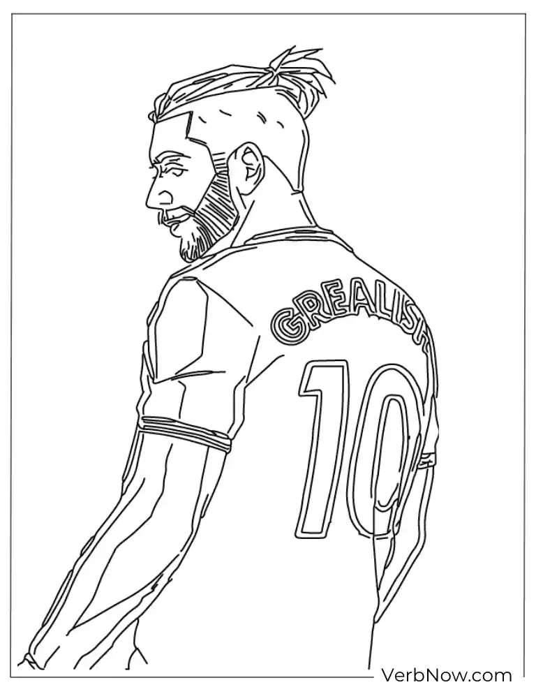 Famous Soccer Players Colouring Pages