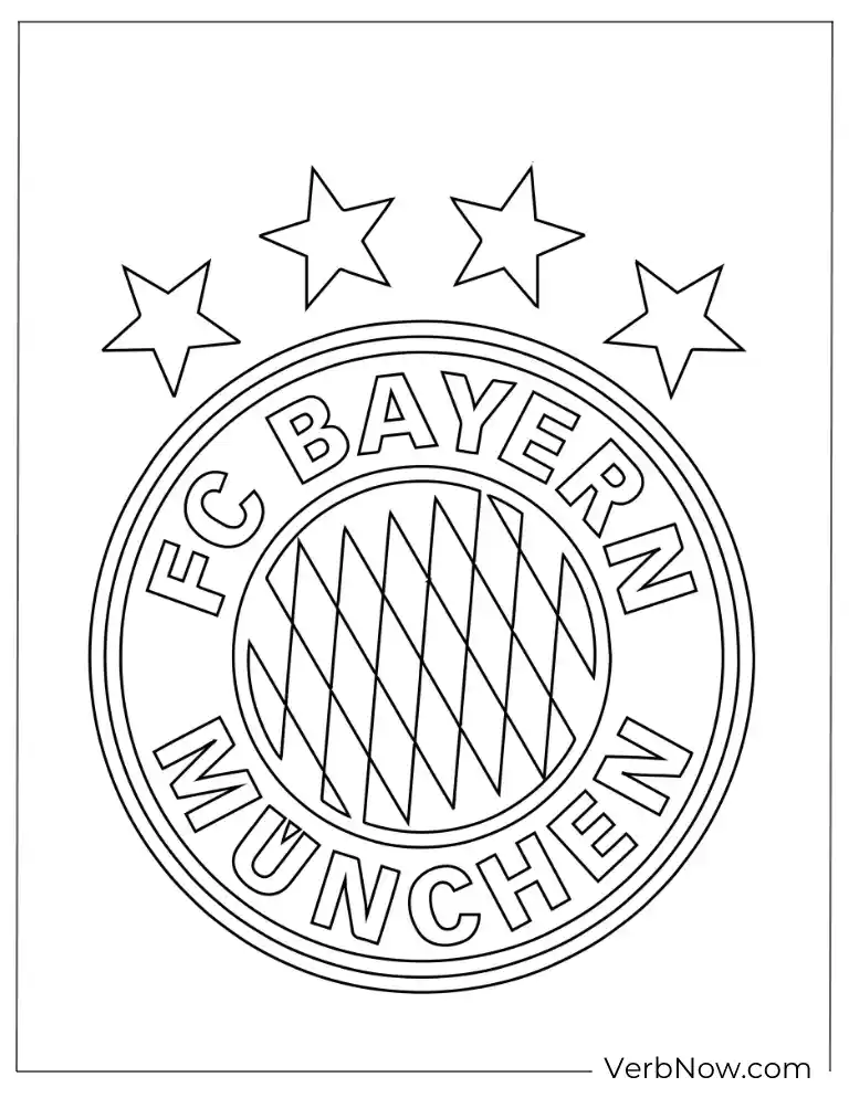  Bayern Munich Logo Coloring Page 