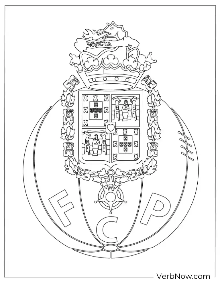 FC Porto Logo Coloring Pages