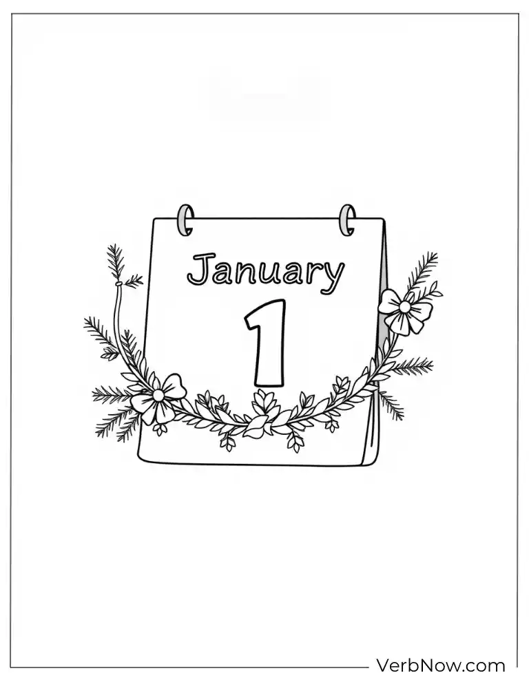 Statue of Liberty with fireworks Fourth of July coloring page