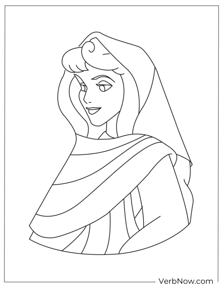 Sleeping Beauty Coloring Page Pdf