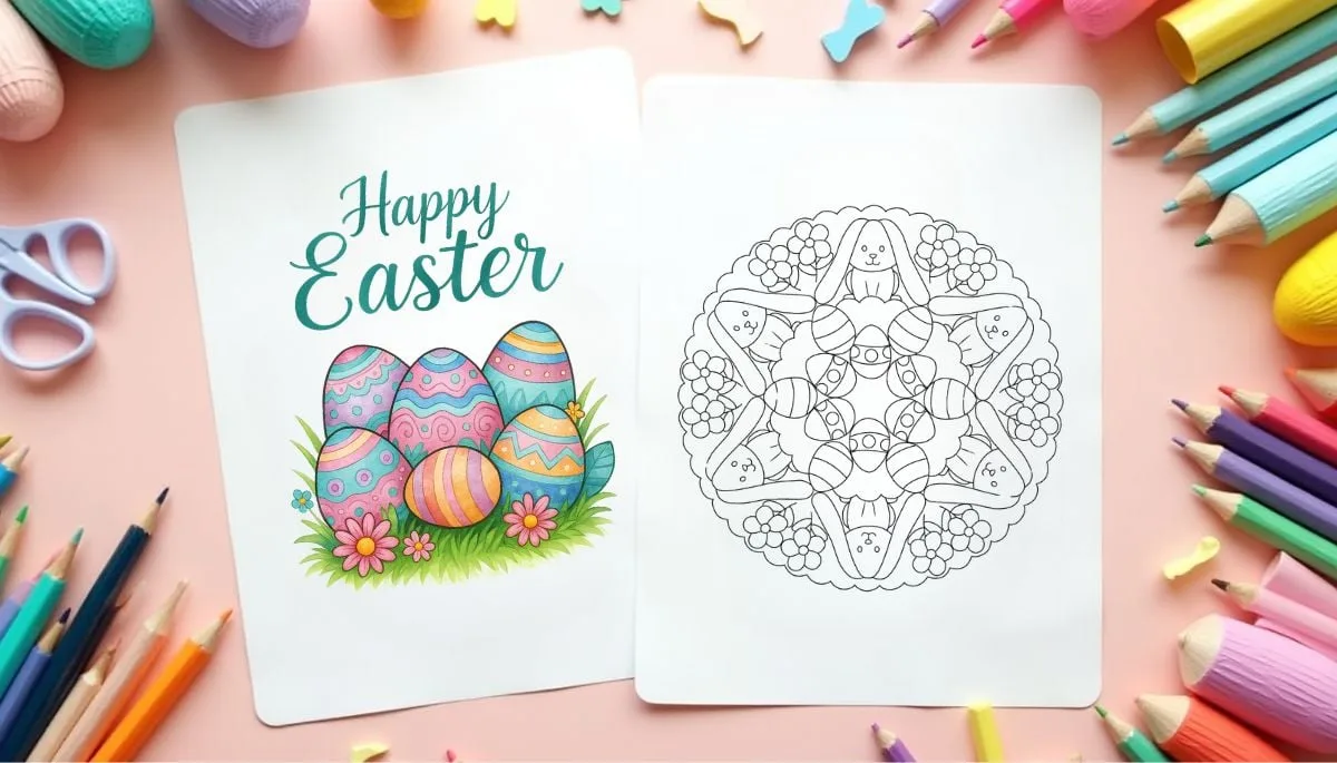 Holiday coloring pages