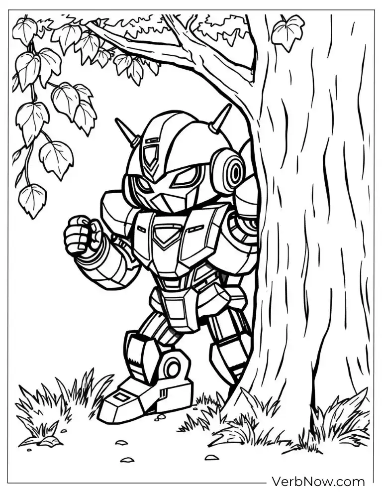 22 Free Bumblebee Coloring Pages For Download (Printable PDF) Car and robot Bumblebee coloring page