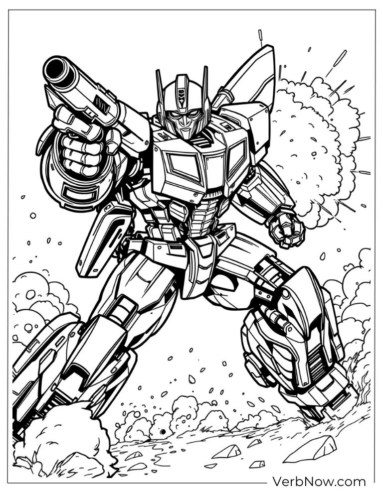 Bumblebee Transformers hero coloring fun