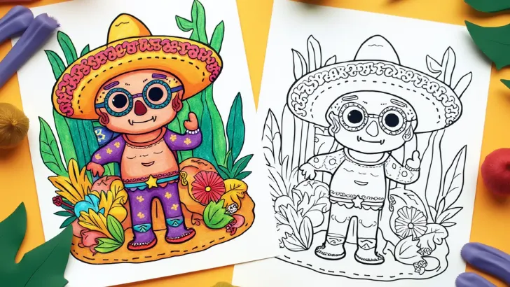 22 Free Cinco de Mayo Coloring Pages For Download (Printable PDF) Cinco de Mayo coloring pages for toddlers
