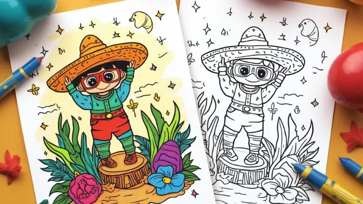 Children Coloring Page