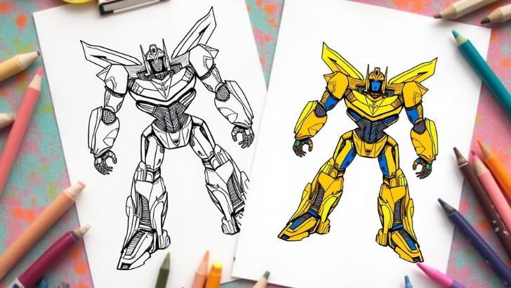 bumblebee coloring pictures