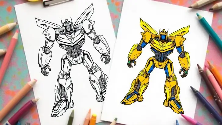 bumblebee coloring pictures
