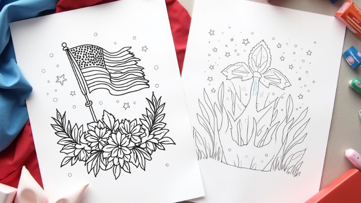 memorial day coloring sheet
