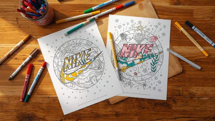 nike coloring pages printable