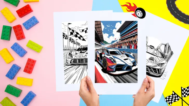 Hot Wheels coloring pages