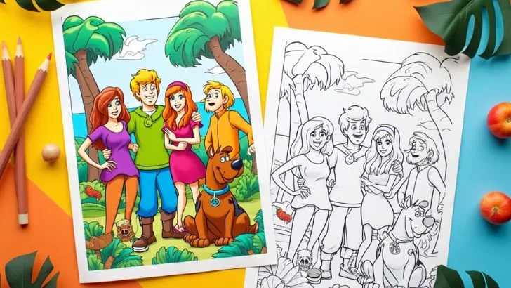 Mystery Incorporated coloring pages