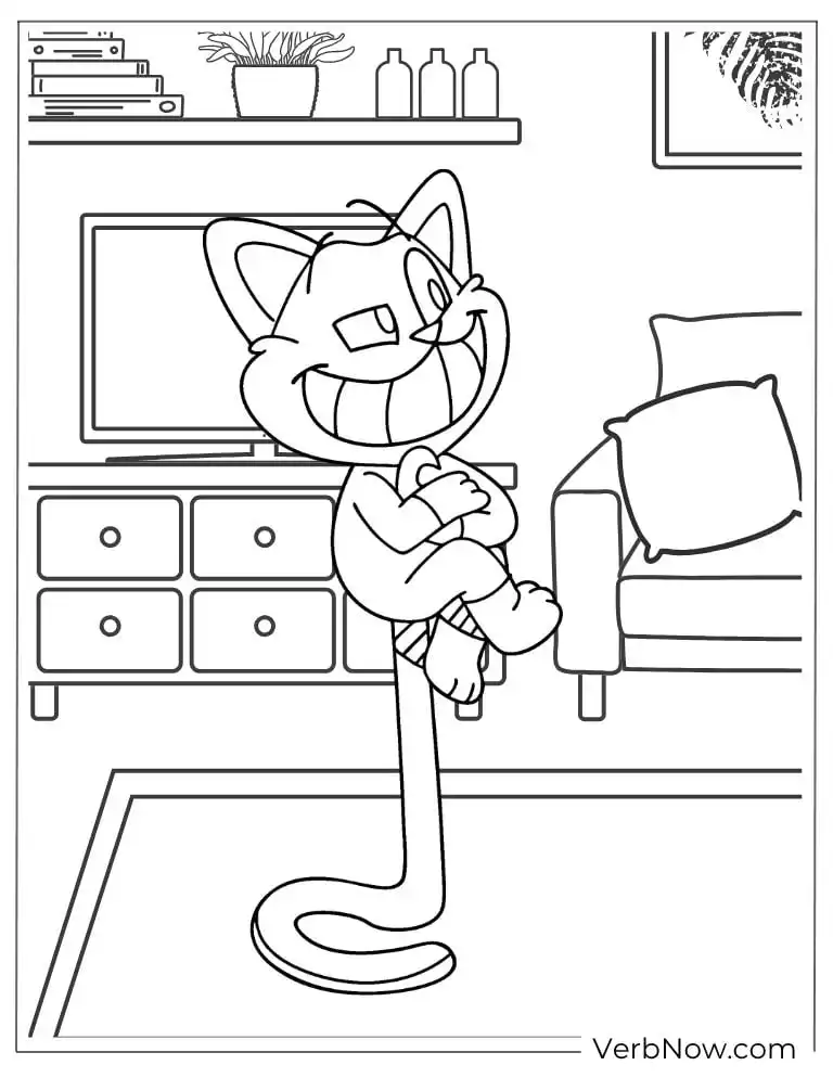 22 Free Smiling Critters Coloring Pages For Download (Printable PDF) Happy bunny and friends Smiling Critters coloring page
