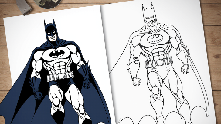 batman coloring pages for kids
