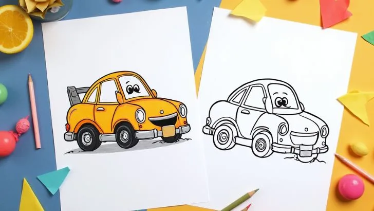 cars coloring pages for kids