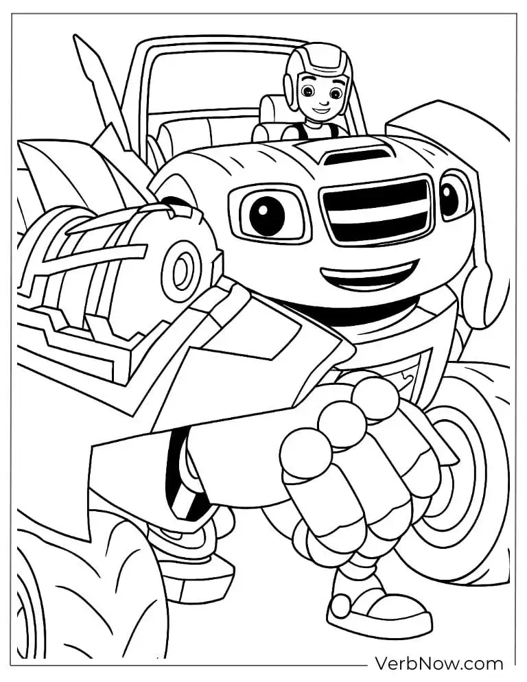 Blaze transforms with robotic arms and AJ