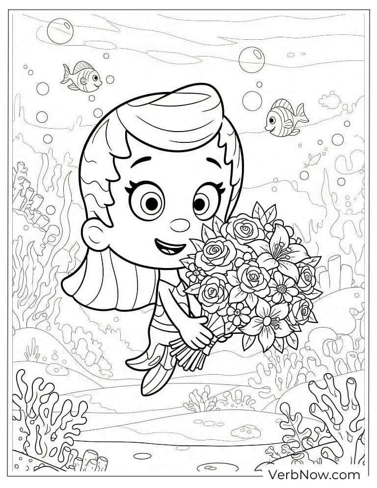 Molly holds a large bouquet of flowers