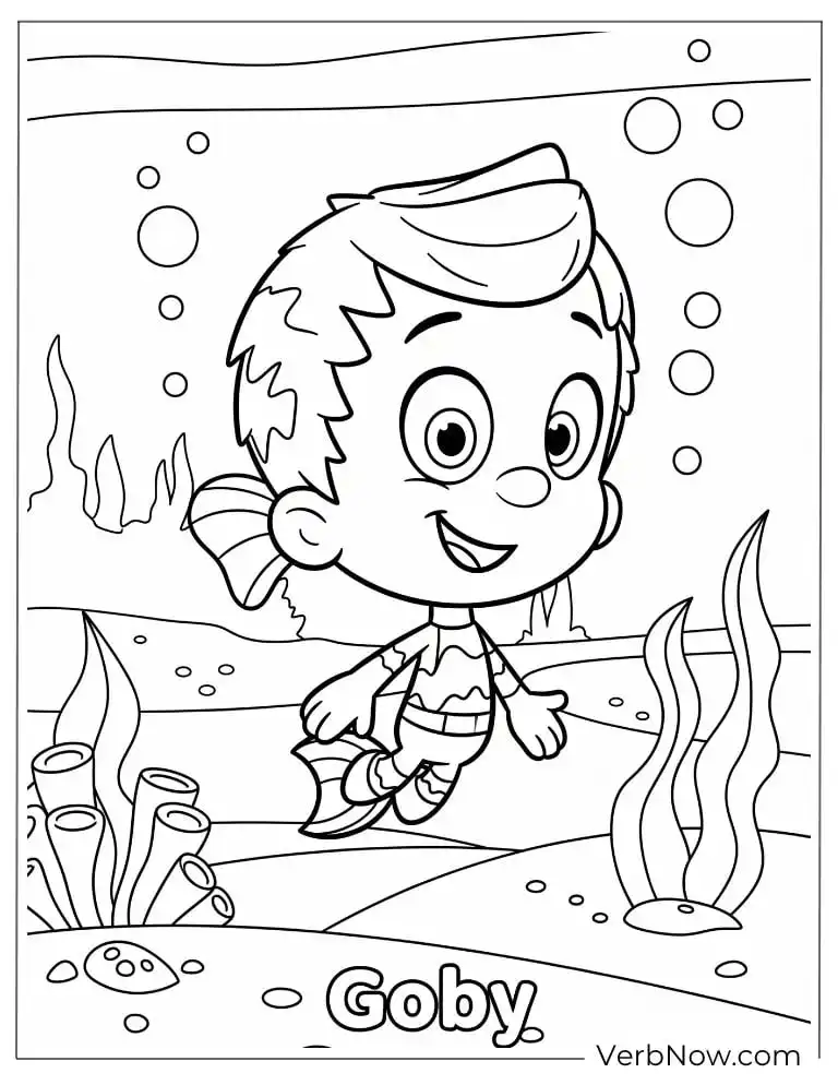 Gil swims joyfully through the ocean