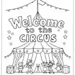 Circus Coloring Pages featured image
