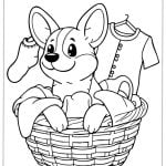 Corgi Coloring Pages featured image