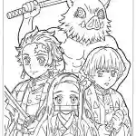 Demon Slayer Coloring Pages featured image