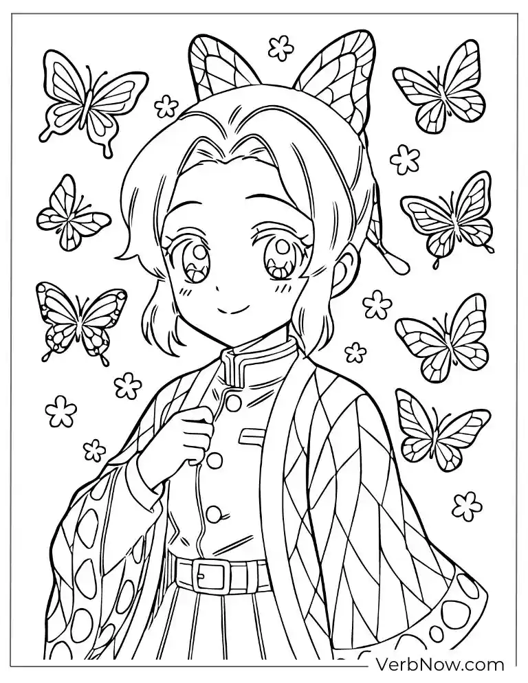 Insect Hashira Shinobu of Demon Slayer