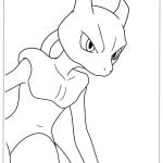 Mewtwo Coloring Pages featured image