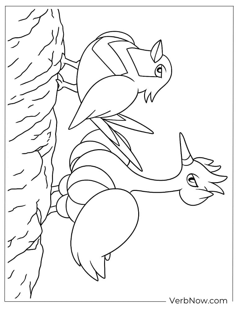 Two Pokémon in the mountain