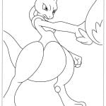 Mewtwo Coloring Pages featured image