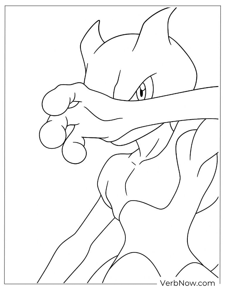 Mewtwo charging a powerful energy
