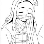 Nezuko Coloring Pages featured image