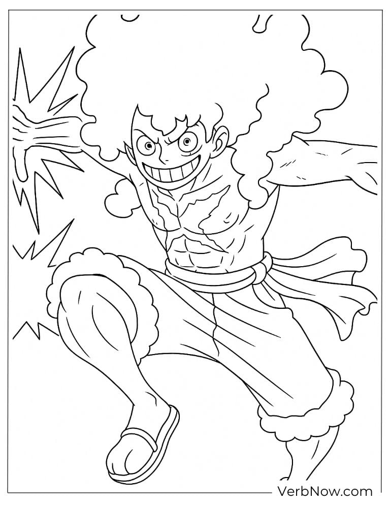 Gear 5 Luffy ready to battle
