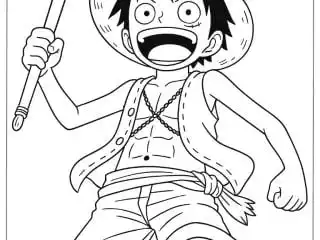 One Piece Coloring Pages featured image