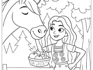 Spirit Coloring Pages featured image