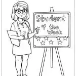 Teacher Coloring Pages featured image