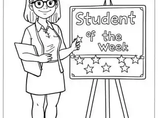 Teacher Coloring Pages featured image