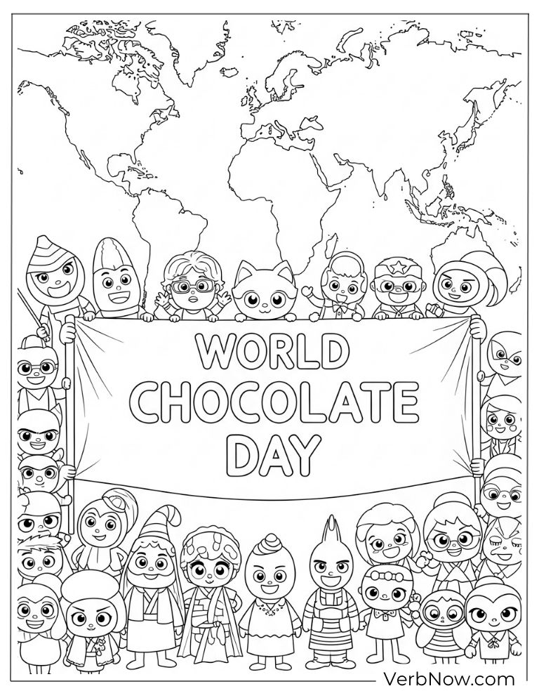 Animal celebrate World Chocolate Day