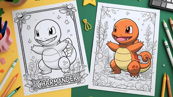 charmander coloring pages 1