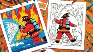 fireman coloring pages 2