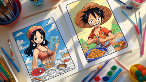 one piece coloring pages 1